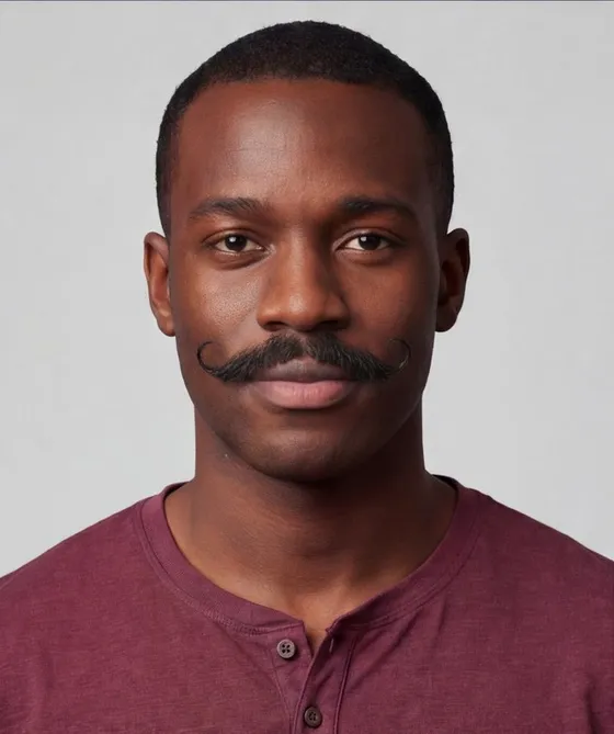 Handlebar Moustache: after