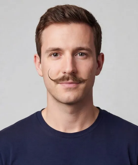 Dalí Moustache: after