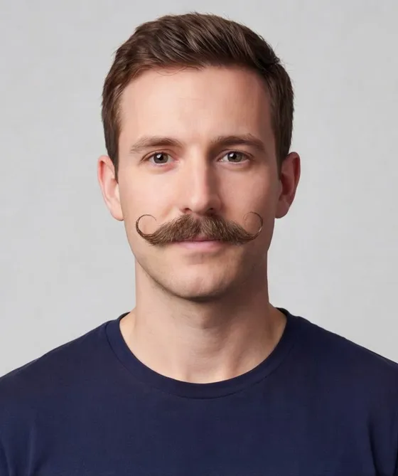 Handlebar Moustache: after