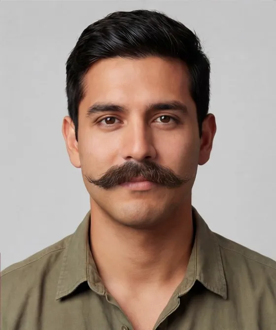 Hungarian Moustache: after