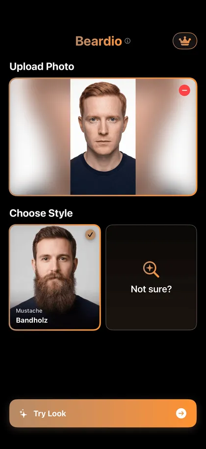 Upload a clear photo